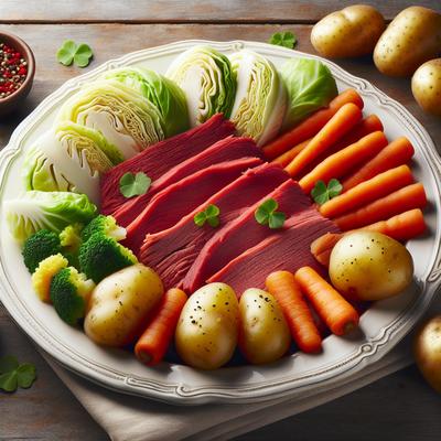 Image of Irish American Corned Beef and Cabbage