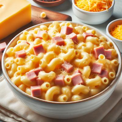 Image of Iron Mike's White Sharp Cheddar N Ham Macaroni and Cheese