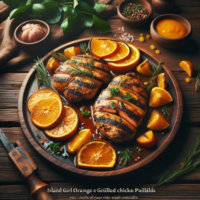 Image of Island Girl Orange Grilled Chicken Paillards Cutlets