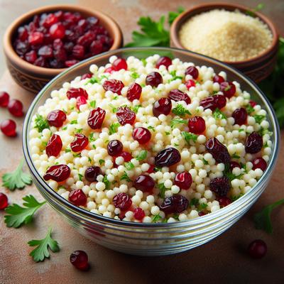 Image of Israeli Couscous and Cranberry Salad