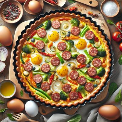 Image of Italian Sausage Crustless Quiche