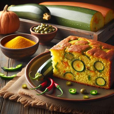 Image of Jalapeno Zucchini Cornbread