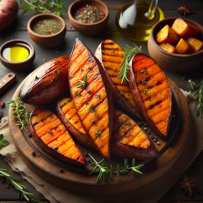 Image of Jamaican Grilled Sweet Potatoes