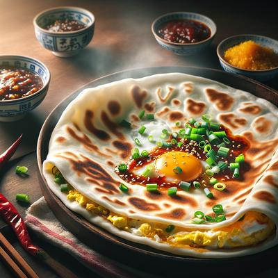 Image of Jian Bing Beijing Style Chinese Breakfast Burrito