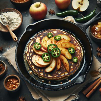 Image of Johnny Jalapeno's Cast Iron Apple Pancake