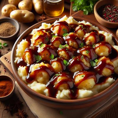 Image of Junior League Ancho Bock Beer Smashed Potatoes