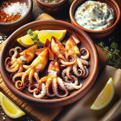 Image of Kalamarakia Tiganita Fried Squid