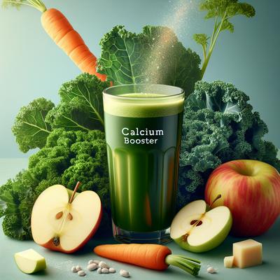 Image of Kale Carrot and Apple Calcium Booster Juice for Juicer