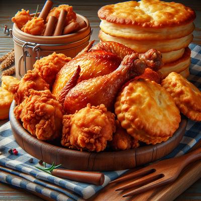Image of Kfc and Kentucky Fried Chicken Biscuits
