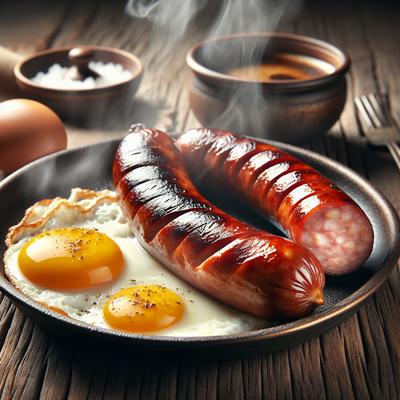 Image of Kielbasa and Eggs
