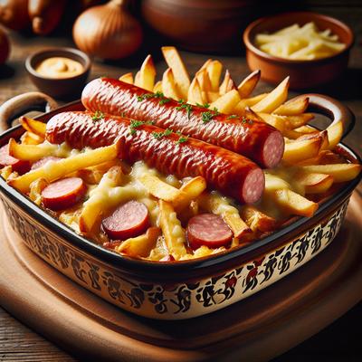 Image of Kielbasa and Fries Casserole