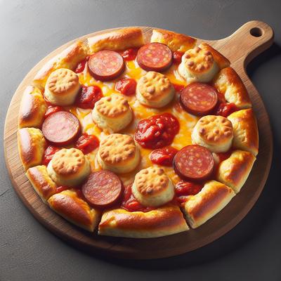 Image of Kielbasa Biscuit Pizza