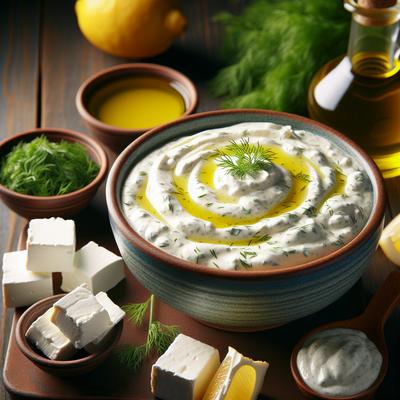 Image of Kittencal's Creamy Greek Feta Salad Dressing