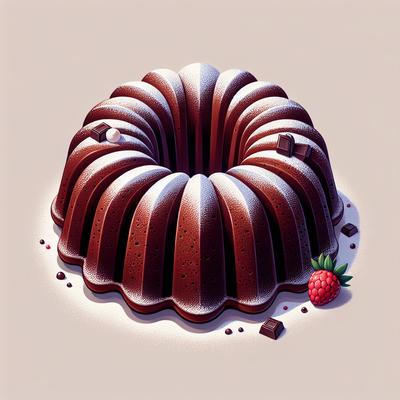 Image of Kittencal's Moist One Bowl Dark Chocolate Bundt Cake