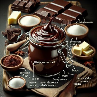 Image of Knock Your Socks Off Chocolate Sauce