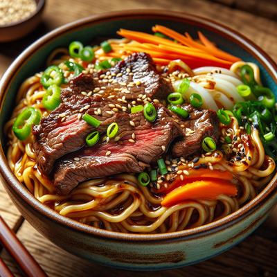 Image of Korean Beef and Noodles