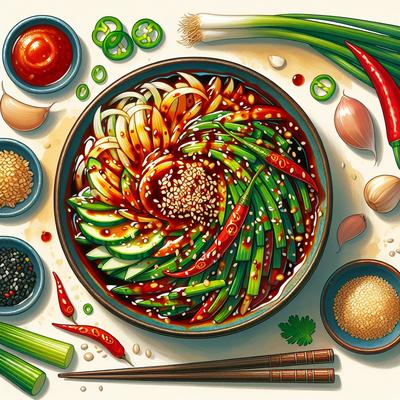 Image of Korean Style Vinaigrette