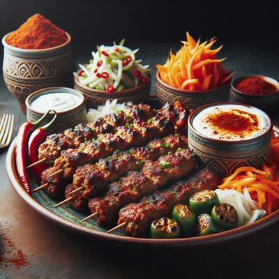 Image of Kosta Kebabs with Chilli Yogurt