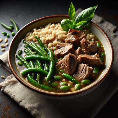Image of Lamb and Green Bean Stew with Spelt Farro