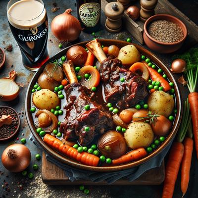 Image of Lamb Shanks in Guinness with Country Vegetables