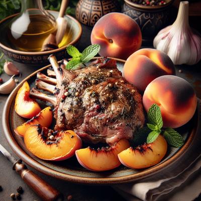 Image of Lamb with Peaches