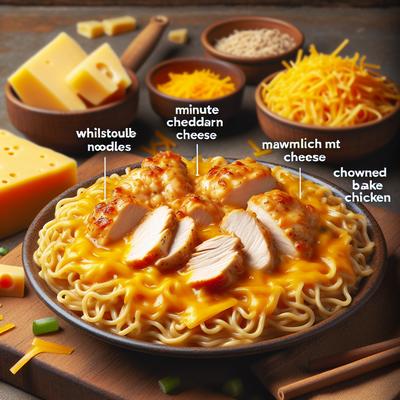 Image of Last Minute Cheddar Chicken and Noodles