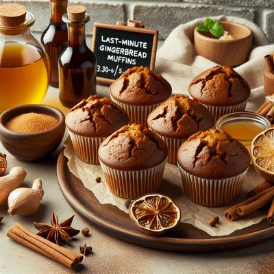 Image of Last Minute Gingerbread Muffins