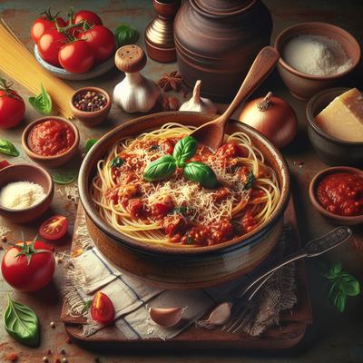 Image of Lazy Bachelor's Spaghetti Sauce