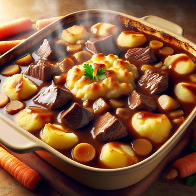 Image of Lazy Beef and Gravy Casserole