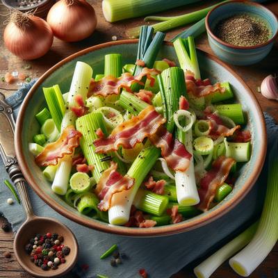 Image of Leek and Bacon Salad