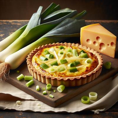 Image of Leek and Cheddar Tart