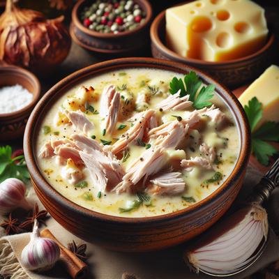 Image of Leftover Turkey Cheese Creamy Soup