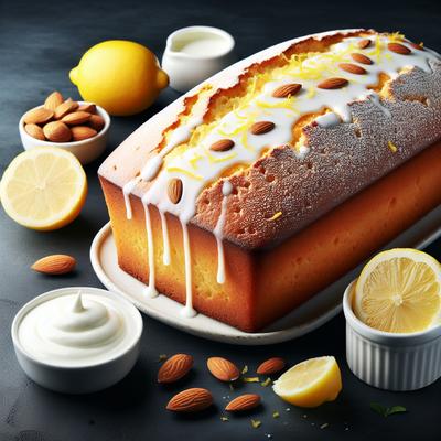 Image of Lemon Almond Sour Cream Pound Cake