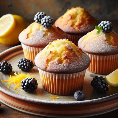 Image of Lemon Blackberry Muffins