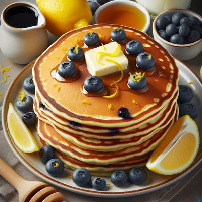 Image of Lemon Blueberry Pancakes