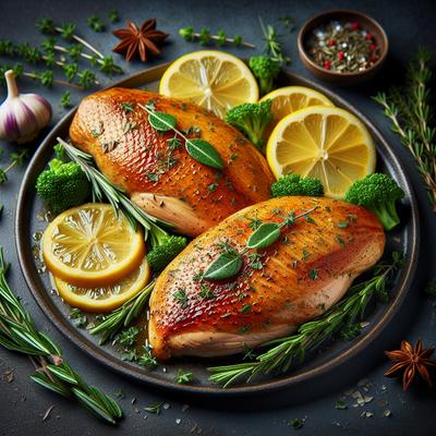 Image of Lemon Herb Duck Breasts