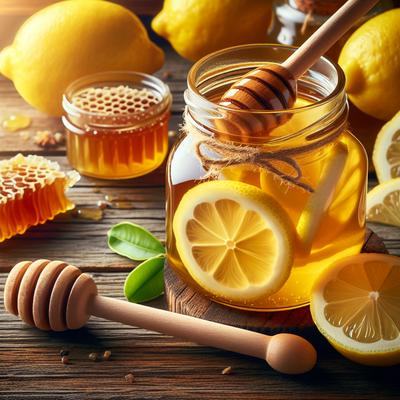 Image of Lemon Infused Honey with Variations