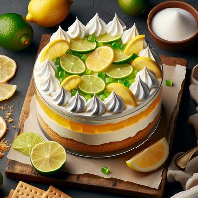 Image of Lemon Lime Daiquiri Layered Dessert