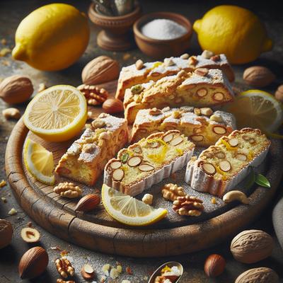 Image of Lemon Nut Biscotti