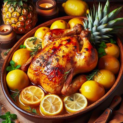 Image of Lemon Pineapple Baked Chicken