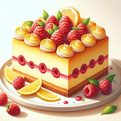 Image of Lemon Raspberry Cheesecake