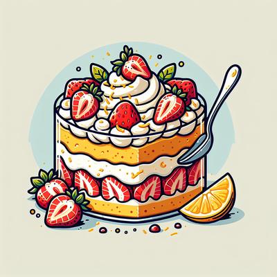 Image of Lemon Strawberry Trifle
