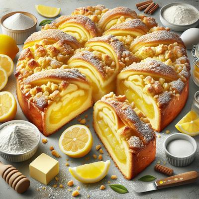 Image of Lemon Streusel Pull Aparts