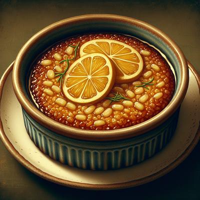 Image of Lemony Brown Sugar Baked Rice Pudding
