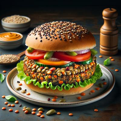 Image of Lentil Barley Vege Burgers