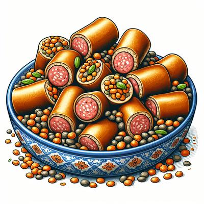 Image of Lentil Sausage Rollettes