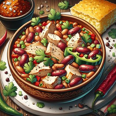 Image of Light and Easy Chicken Chili