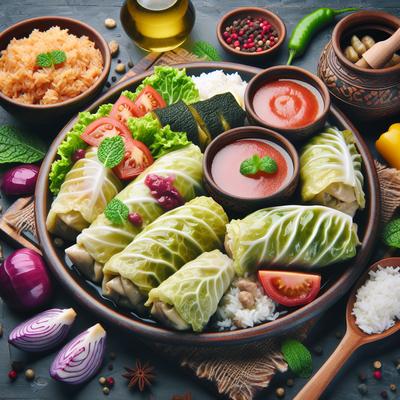 Image of Light and Luscious Stuffed Cabbage Rolls