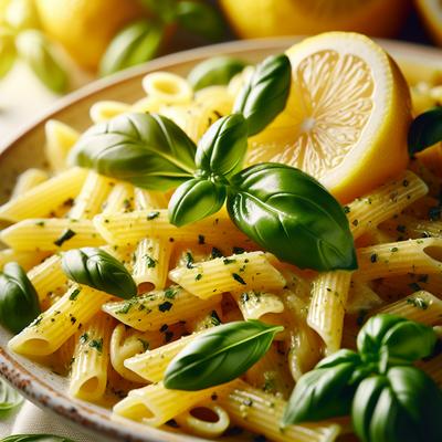 Image of Light Lemon Basil Pasta