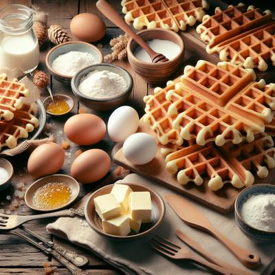 Image of Light N Crispy Waffles Including Variations